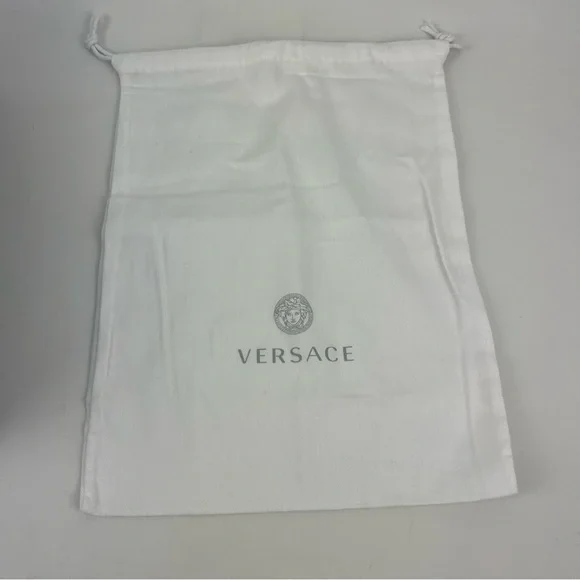 Versace Metallic Patent Leather Medusa Head With Rhinestone size 40 or 9.5 - Picture 14 of 16